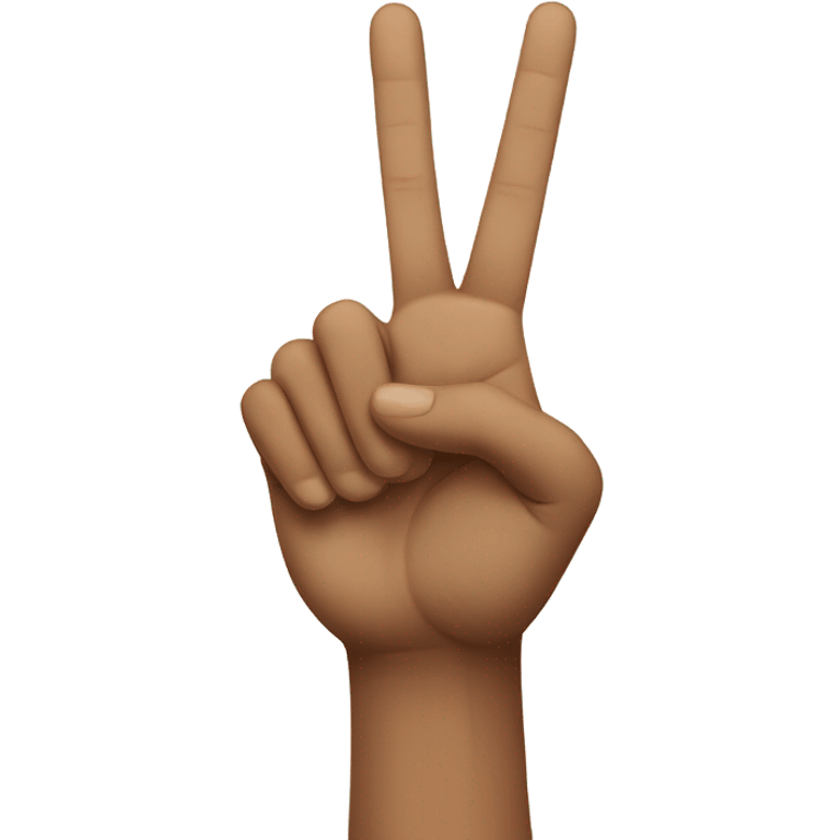 Peace sign emoji