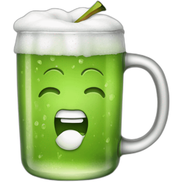 Ap someone who drinks apple jui emoji