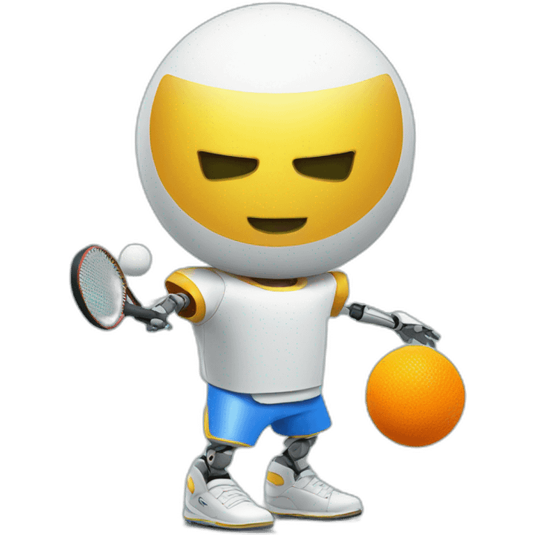 Ping pong robot emoji