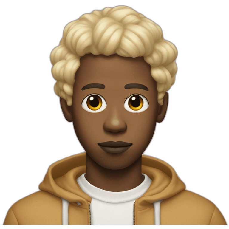 tyler the creator IGOR with blond hair emoji