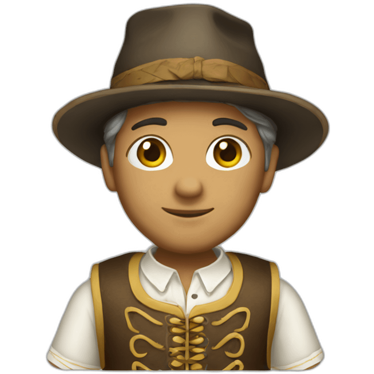 Bavarian outfit emoji