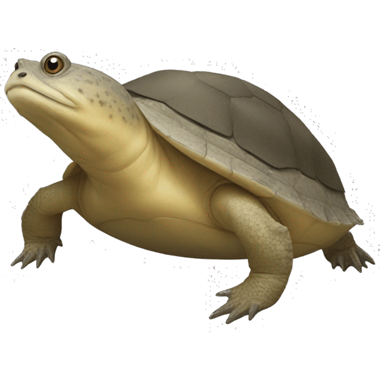 Spiny Softshell turtle emoji