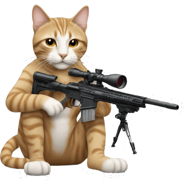 cat sniper emoji