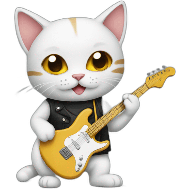 cats in a band emoji