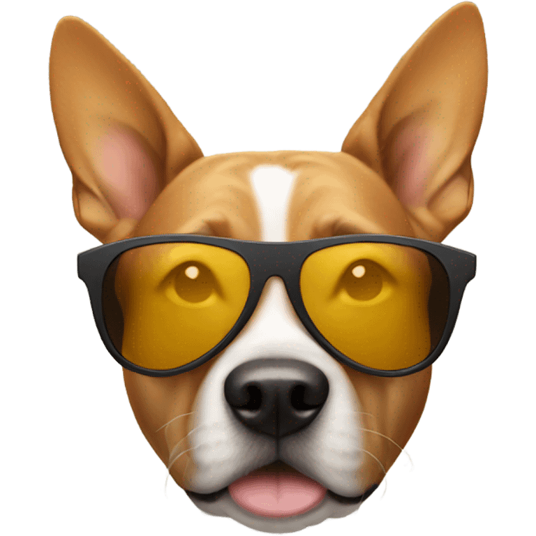 dog wearing sunglasses  emoji