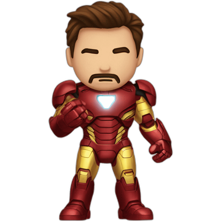 Iron-man qui dort emoji