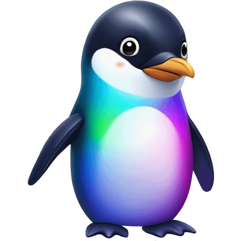 rainbow penguin emoji