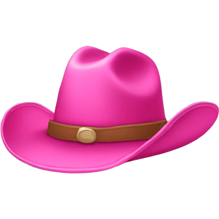 Pink cowboy hat emoji