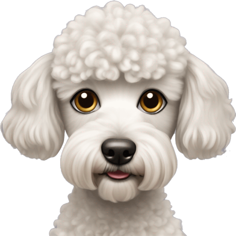 poodle mix with terrier emoji