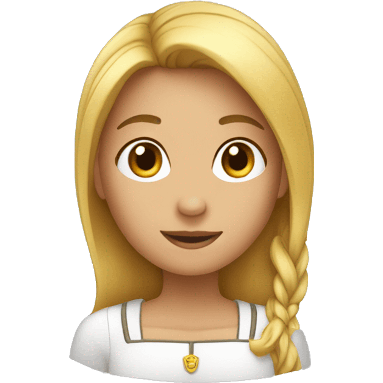 Fille qui est sur un trône  emoji