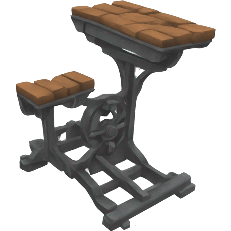 cast iron metal platform emoji