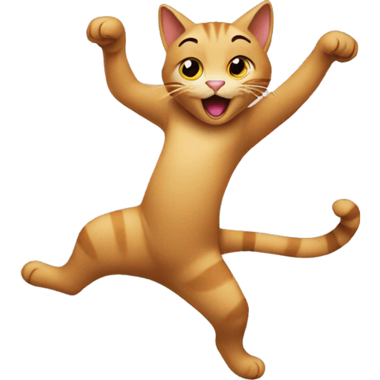 Cat is dancing emoji