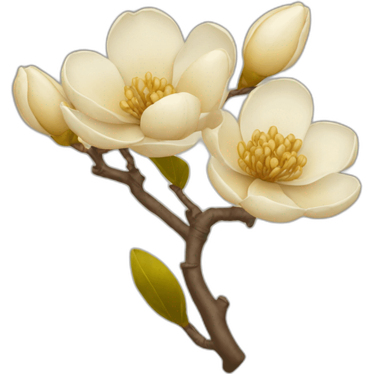 Golden magnolia emoji