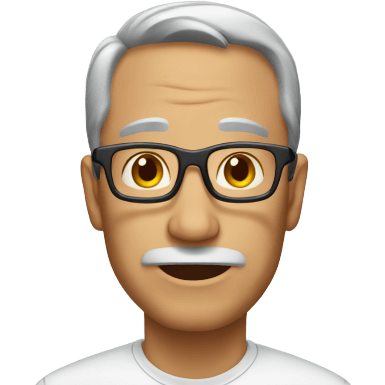 Middle-aged father emoji. emoji