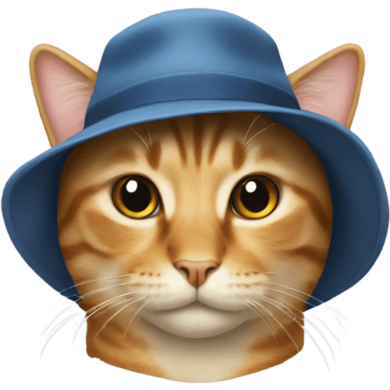 Cat wearing hat emoji