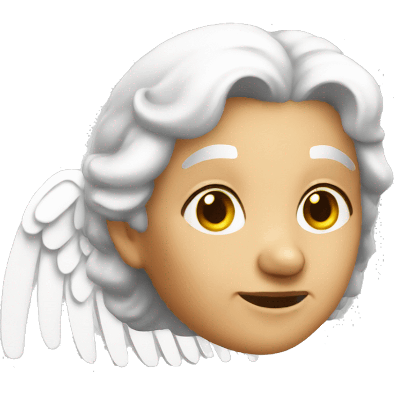 old woman angel emoji