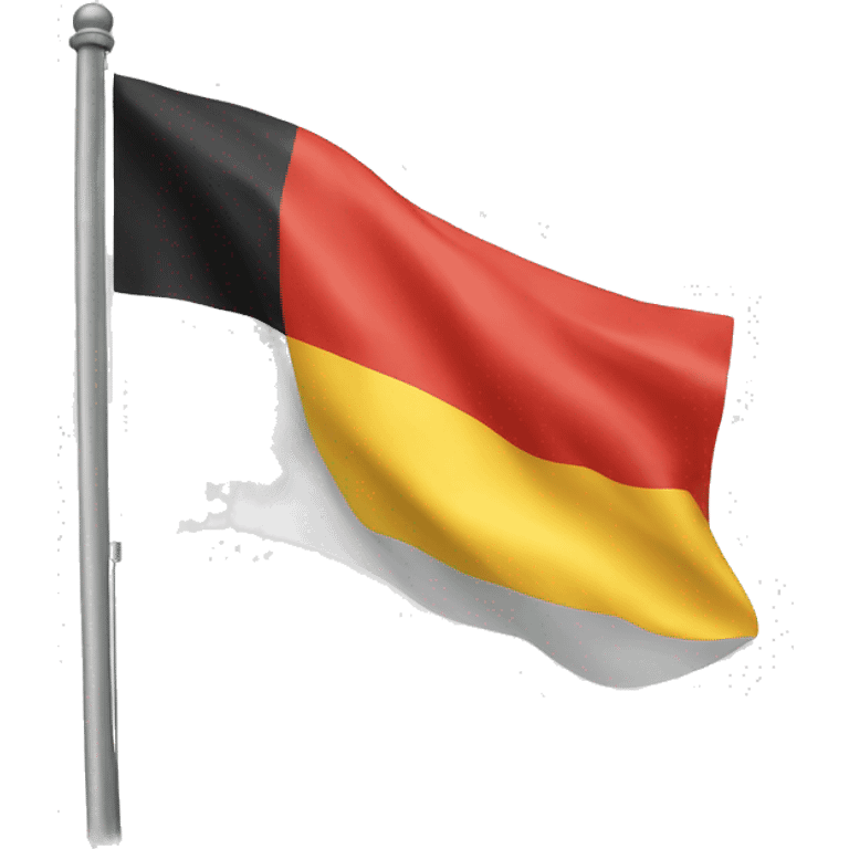 Flag with the 3. German logo emoji