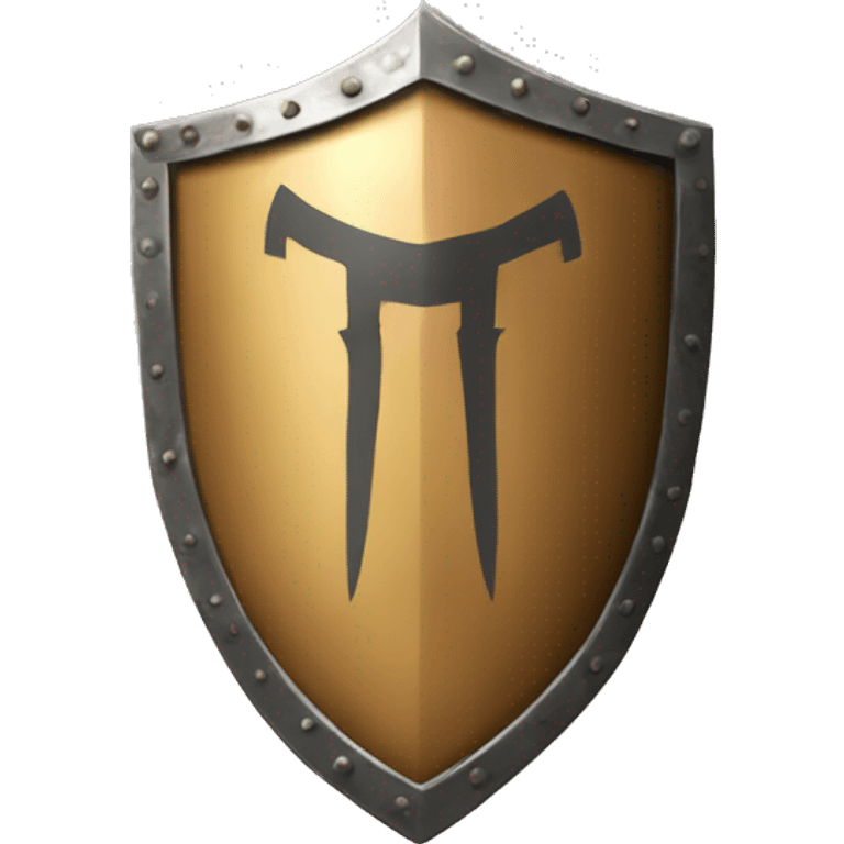 A shield that spartans used in battle emoji