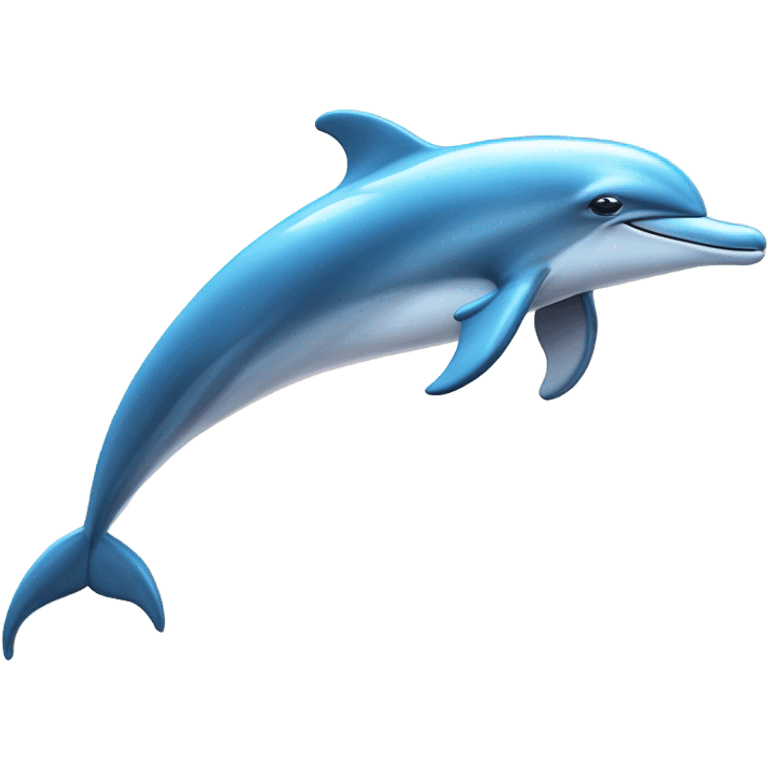 Dolphin flying  emoji