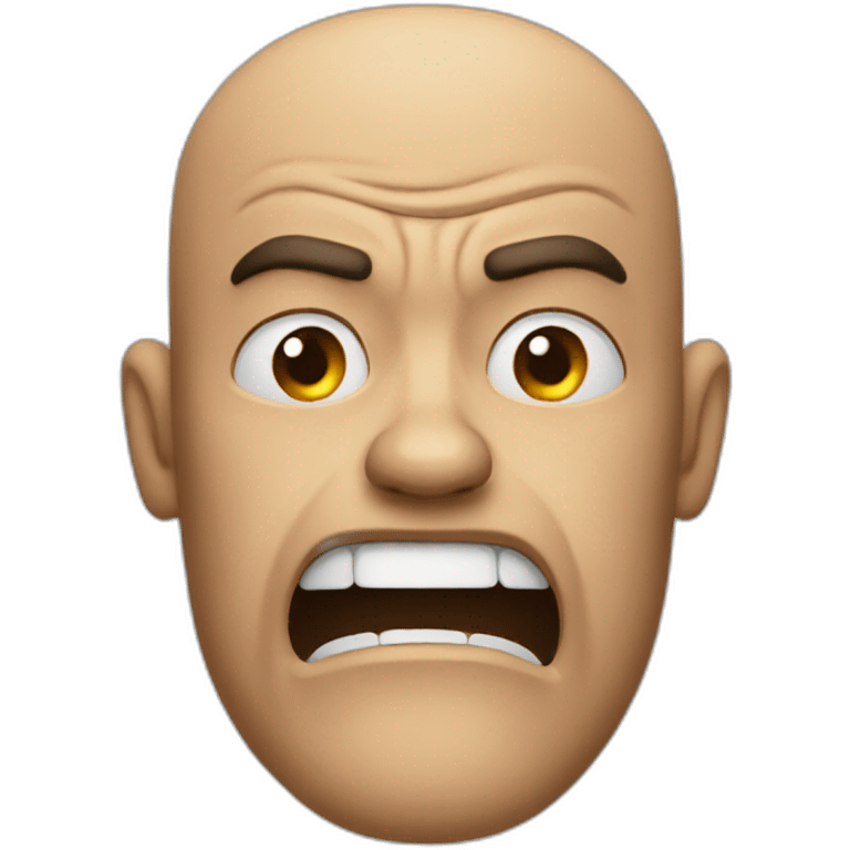 Angry man emoji