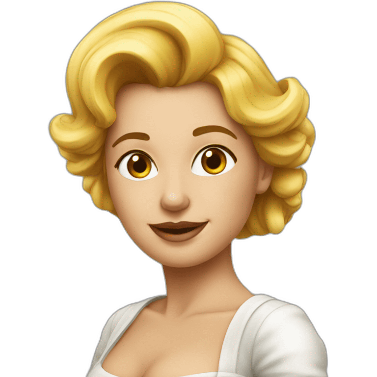 Sexy Dutch lady emoji