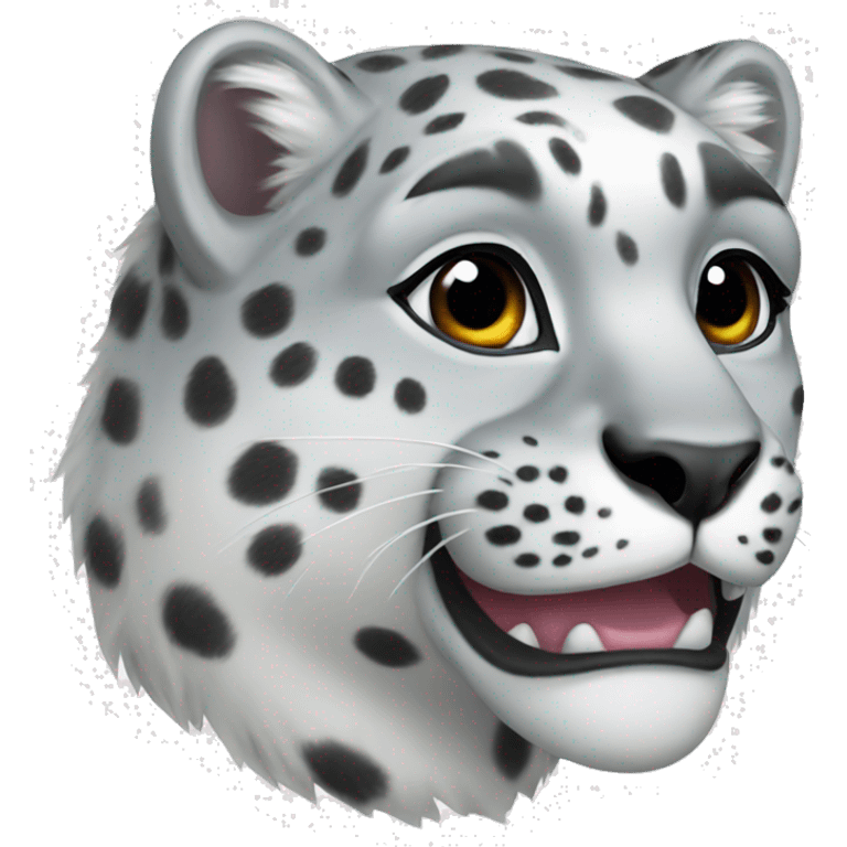 Snow leopard emoji