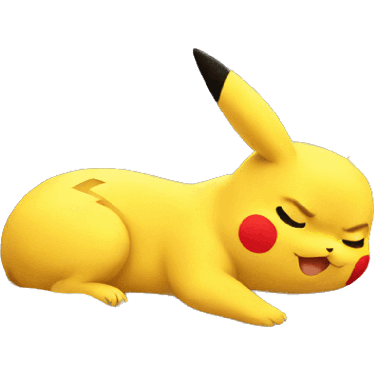 Pikachu sleep emoji