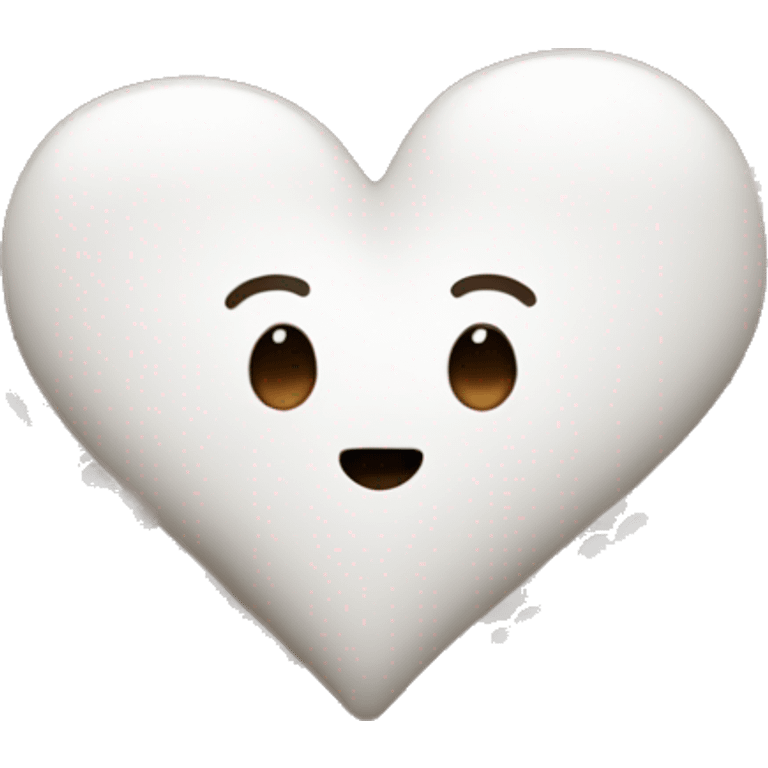 brown heart with small clouds emoji