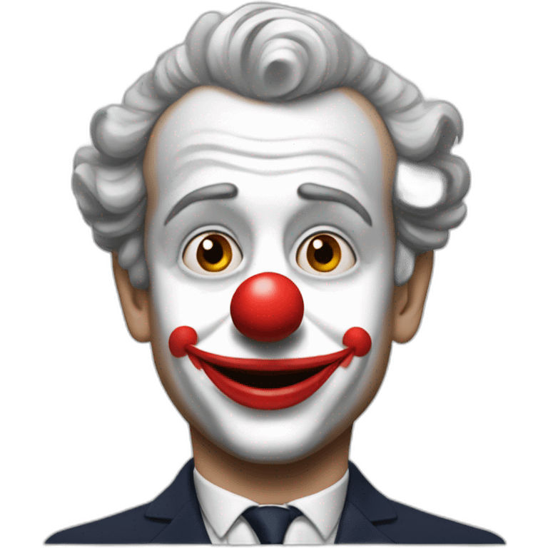 Macron clown emoji