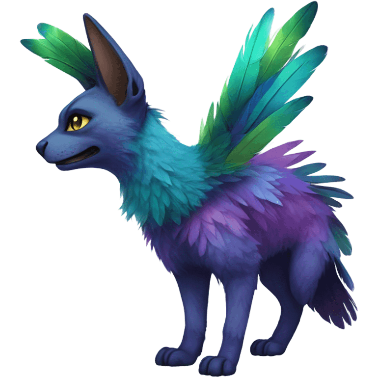 colorful Trico Fursona emoji