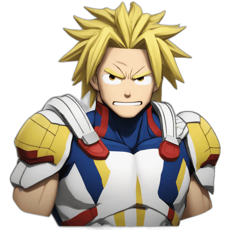 All might my hero academia motivated emoji