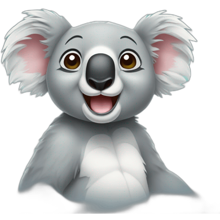 happy koala emoji