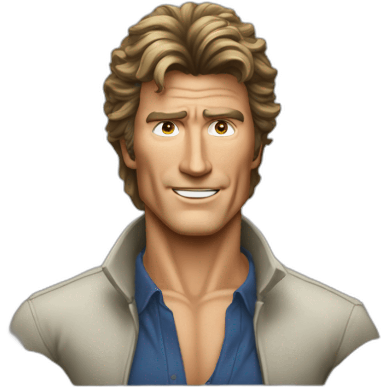 mugiwara-no-hasselhoff emoji