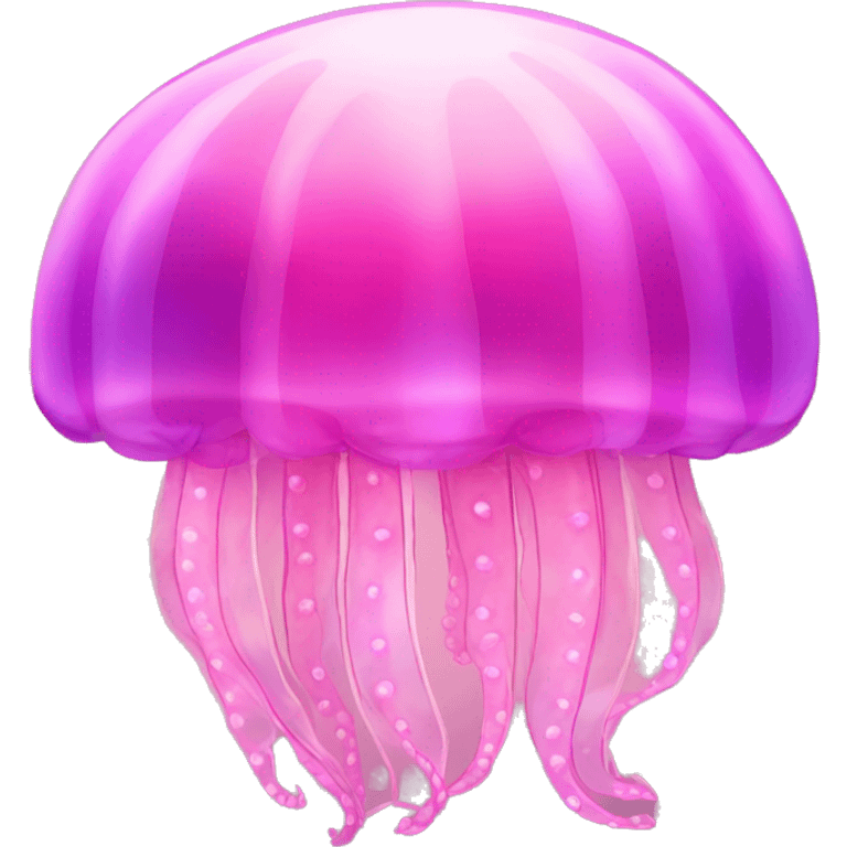 pink shimmery iridescent jellyfish emoji