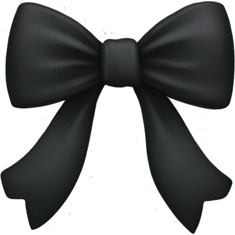 Black bow emoji