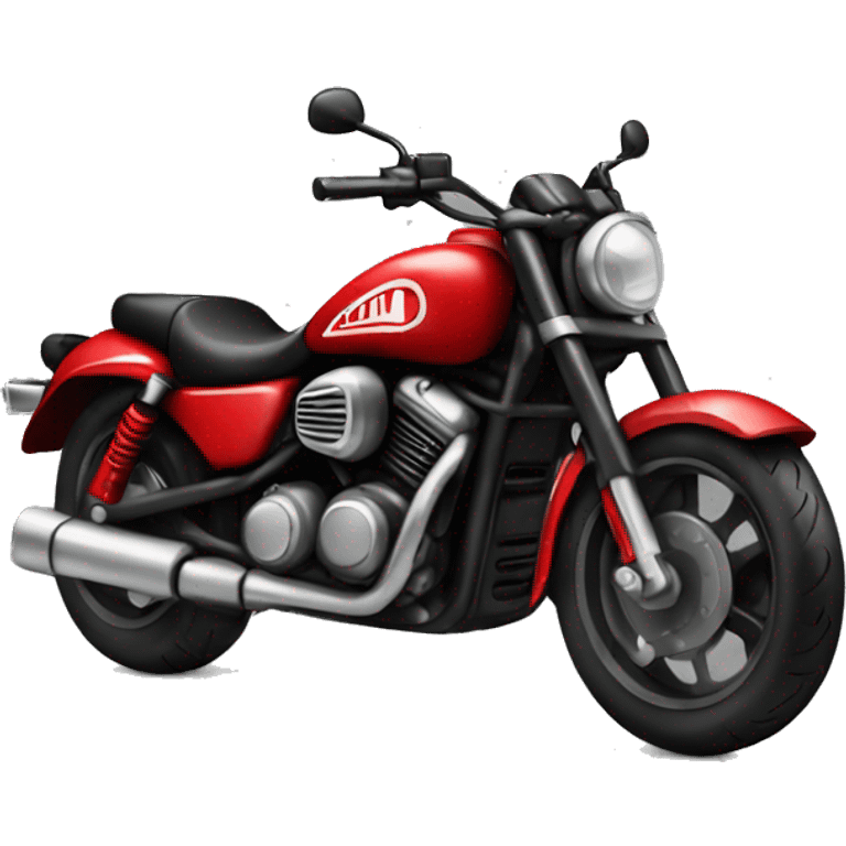 black and red motorcycle  emoji