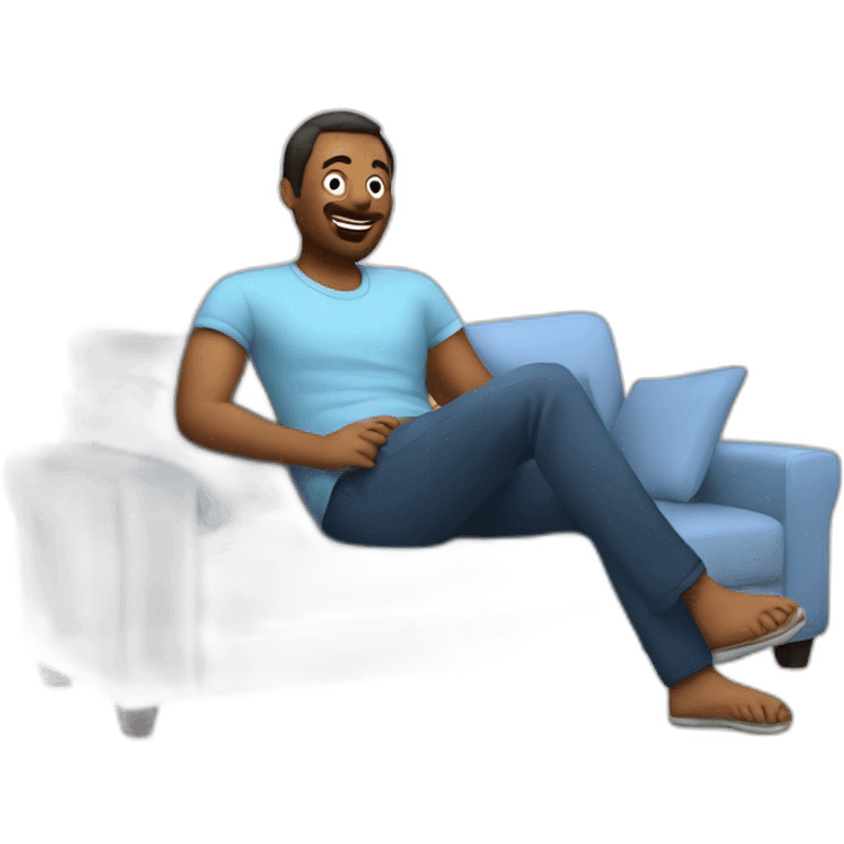 Relax Pearson on a sofa emoji