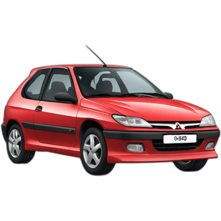 Peugeot 306 blanche emoji