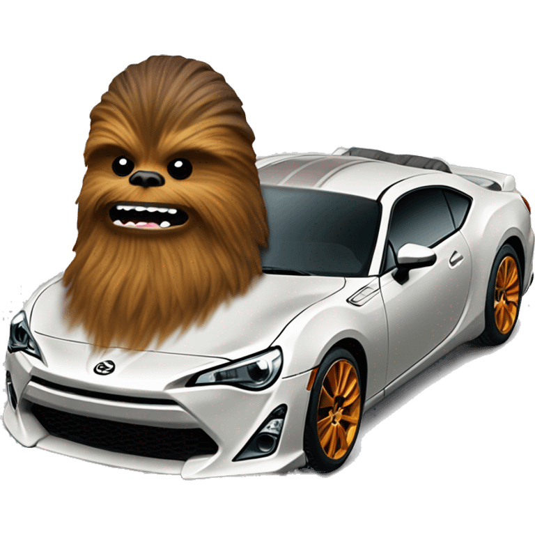 Hot wheel furry Chewbacca Toyota 86 emoji