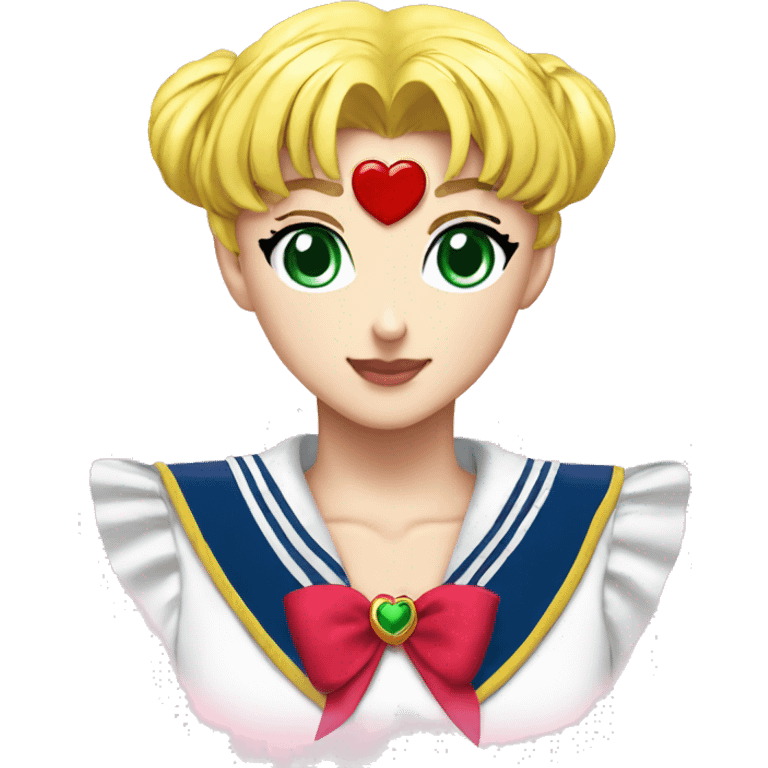 Sailor moon heart eyes emoji