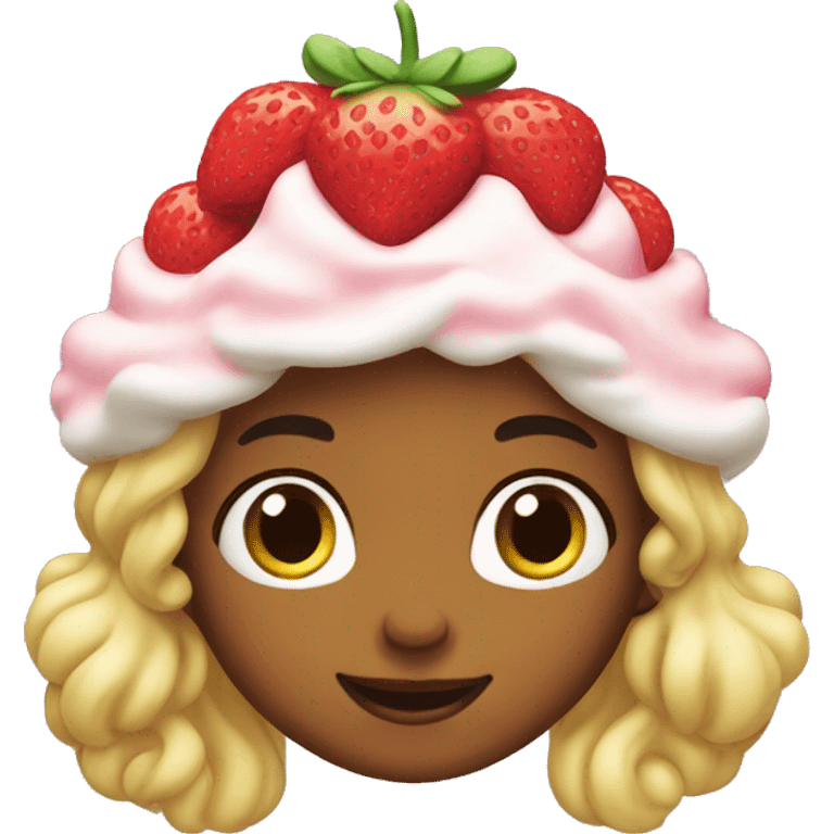 strawberry shortcake emoji