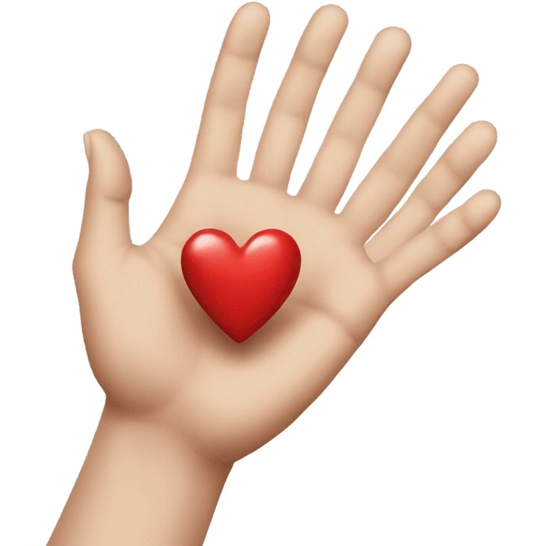 hand giving heart to woman emoji