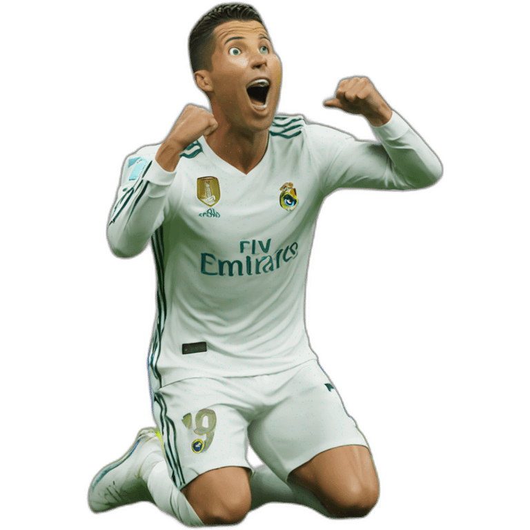 Ronaldo celebration emoji