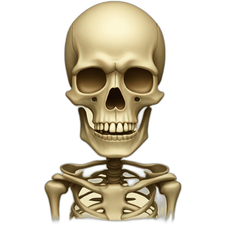 Da Vinci Cursed Skeleton emoji