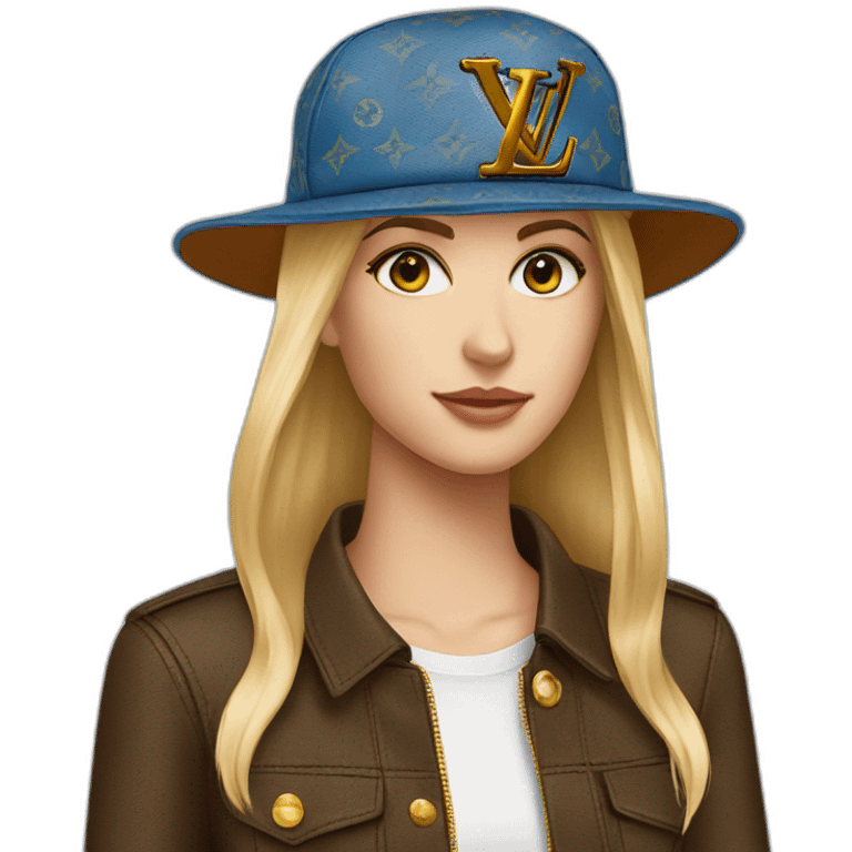 Louis Vuitton cap emoji