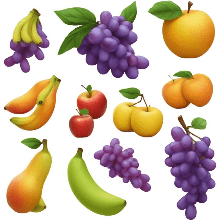 Fruit dancing emoji