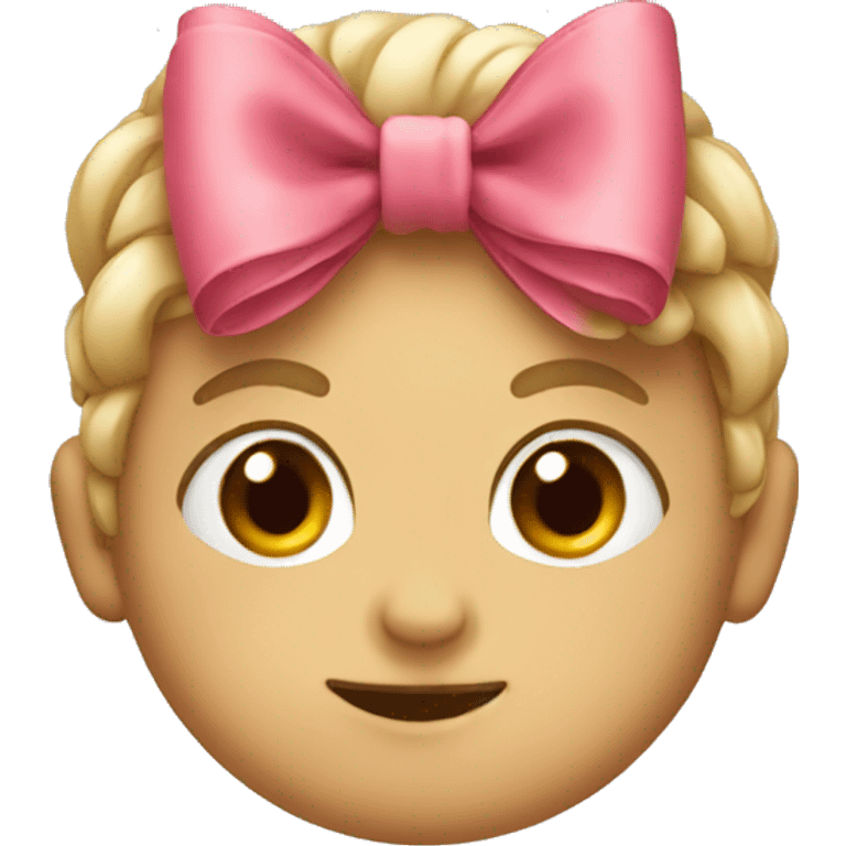 Cute bow emoji