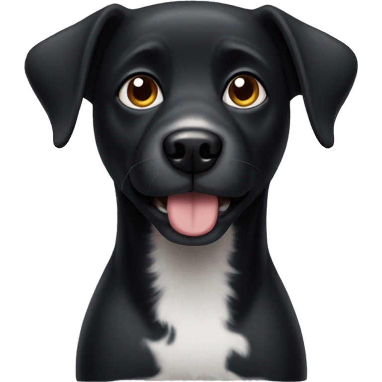 black dog emoji