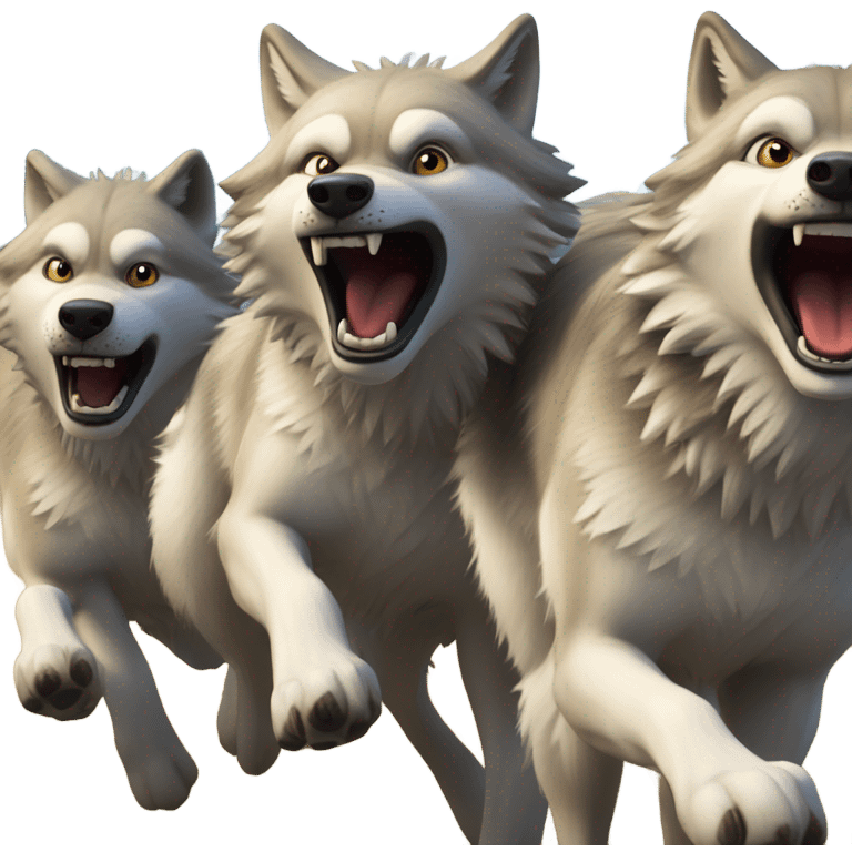 Wolf hunt  emoji