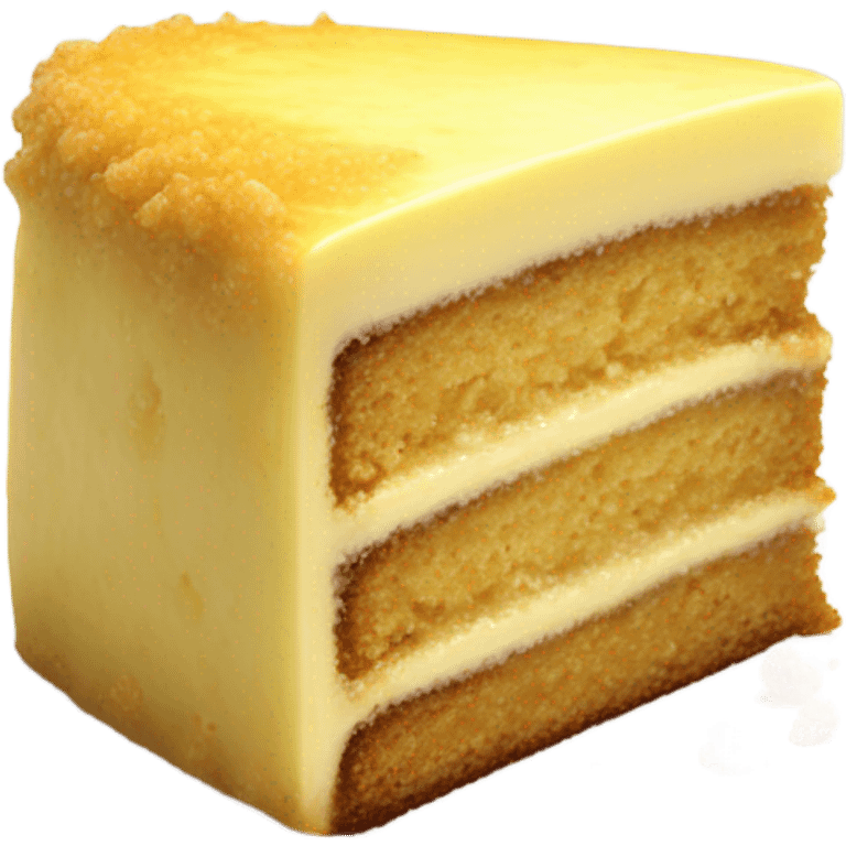 Banana cake slice  emoji